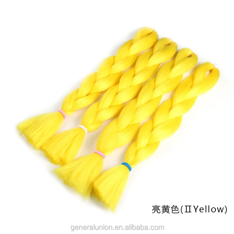 Smooth colorful  human  wigs jumbo braid hair African synthetic wig