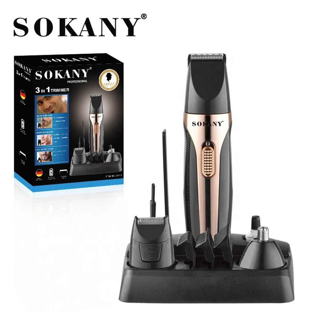 Sokany 2021 Hair Trimmer Electric Cordless Hair Cutter Nose Hair Trimmer For Men
