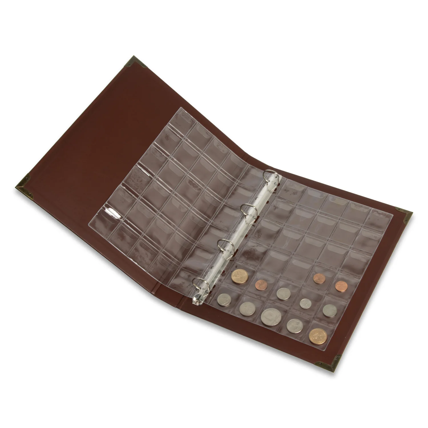 30-Pocket Coin Pocket Pages In Pvc Coin Book General Inner Page Pvc Coins Collecting Pocket Page