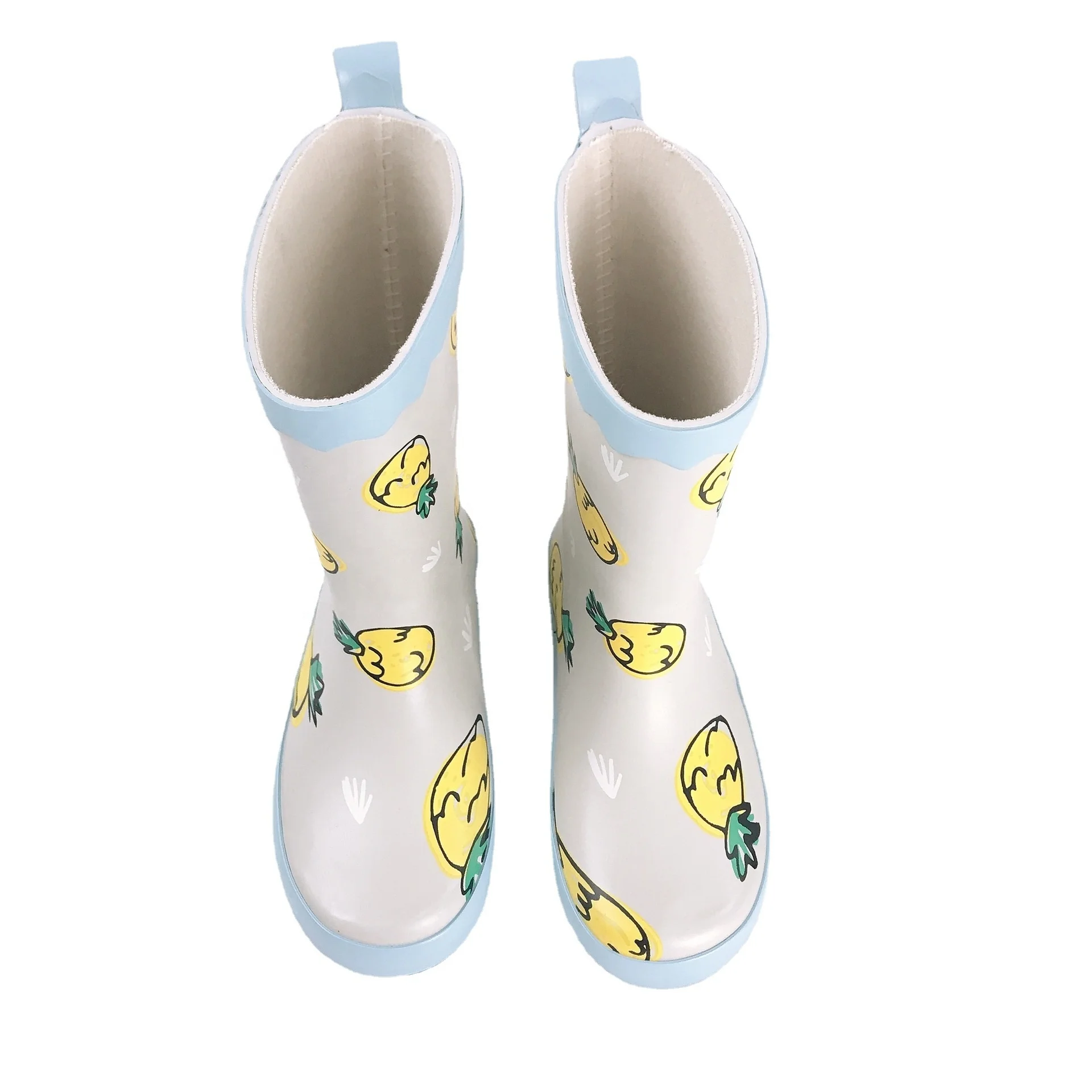 New design waterproof pretty wellies wellington toddler western korea riding girls rubber rain boots
