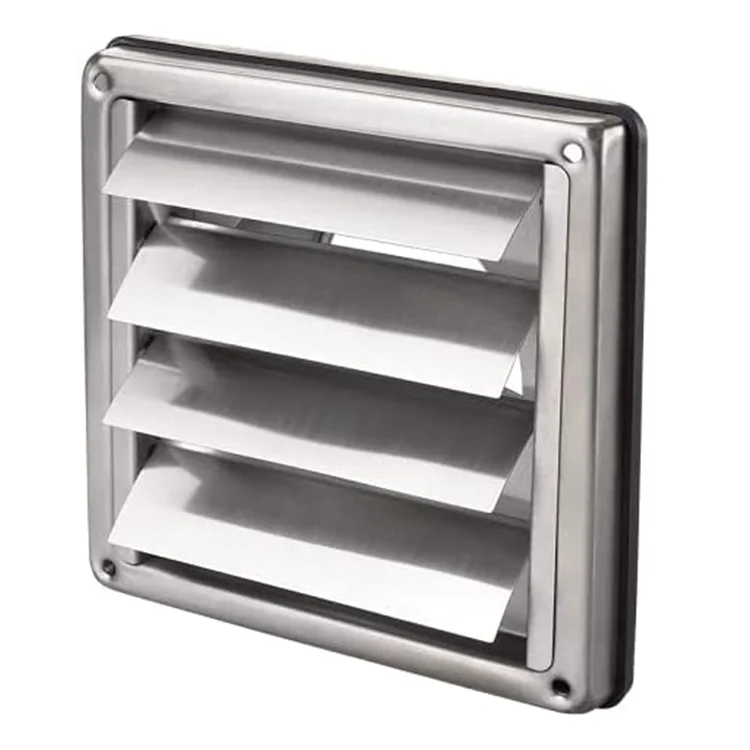 Outdoor Air Duct Vent Cover Round and square Air Conditioning Disc Valve Outlet Adjustable Outdoor Air Vent Cover