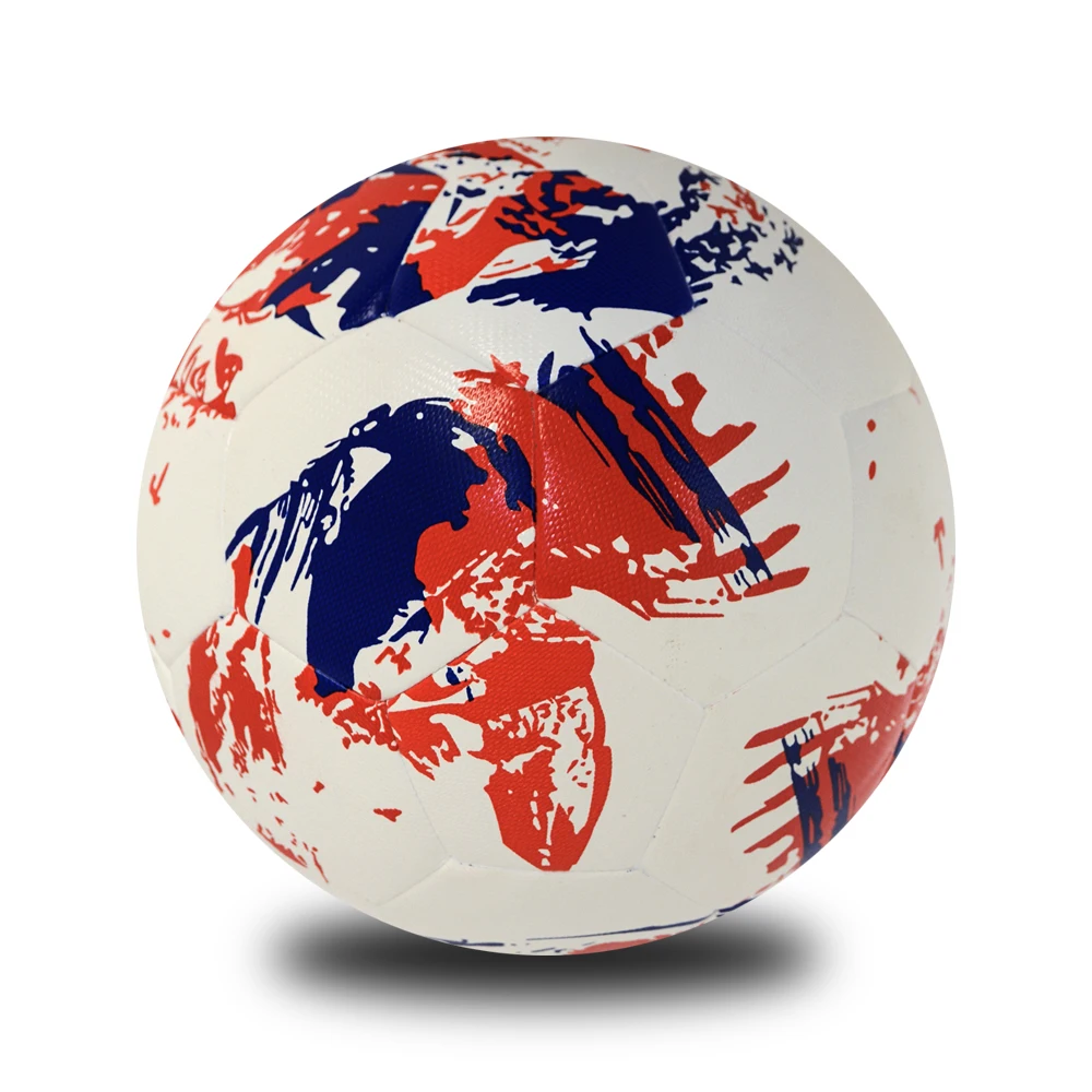 Official Size and Weight Hybrid Soccer Ball PU Material Football Professional Sports Ball