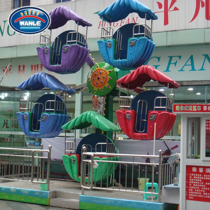 Outdoor Amusement Rides Park Attraction Equipment Small Mini Ferris Wheel 5 Kids Rides for Sale