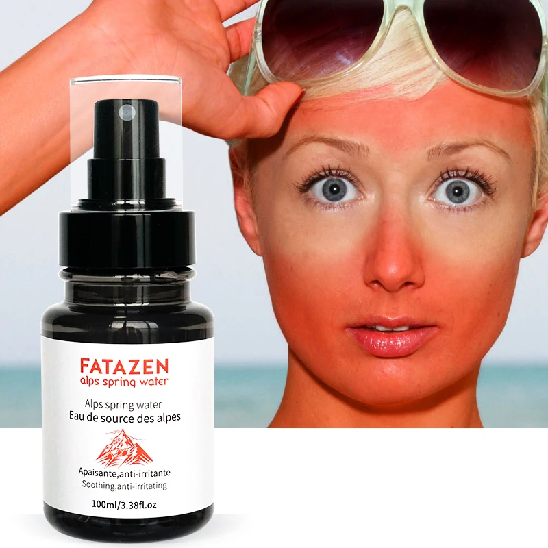 Private Label Organic Thermal Spring Water Spray Water Face Toner Lighten Anti-Aging Skincare Sooth Hydrate Facial Toner Spray