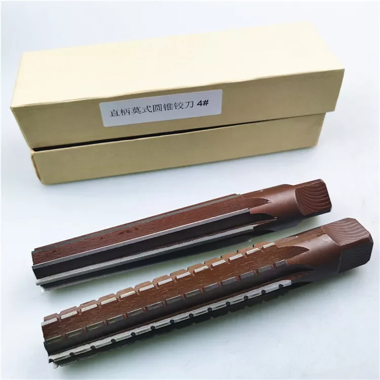 Manufacturer Made Industry 4# Straight Hss Reamer Tools Mechanical Metal Reamer Dentaire Quality Cone Morse Reamer In Stock