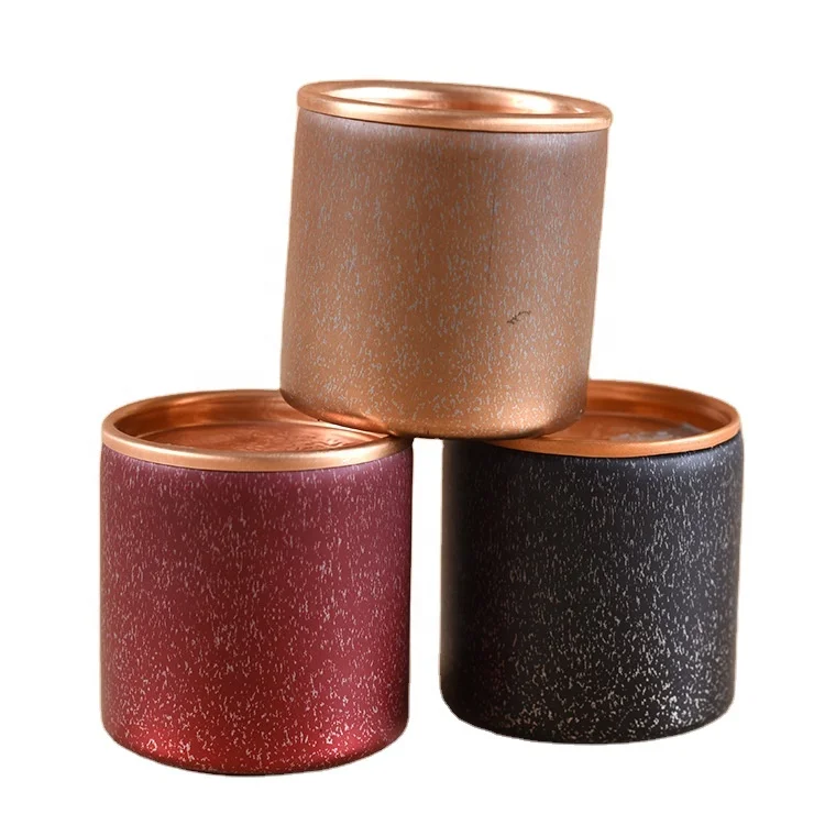 
Mini Tin Cans Round Sealed Tea Packaging Tear Metal Cans Universal Tea Cans 