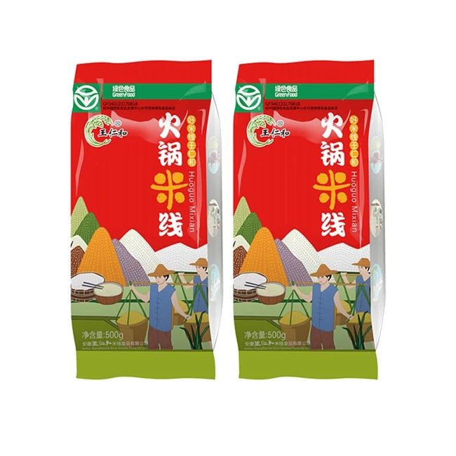 
Wang RenHe Hot Pot Rice Noodle Thick Quality Oem Brand Instant Rice Noodles 