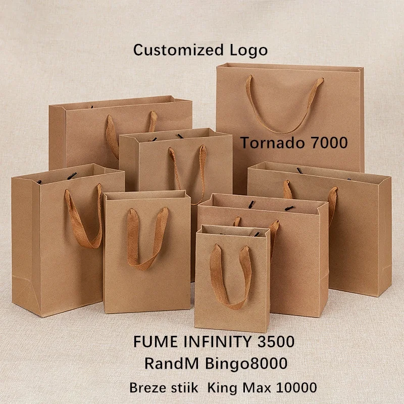Personalized Logo RandM Tornado 7000puff 9000 package gift box