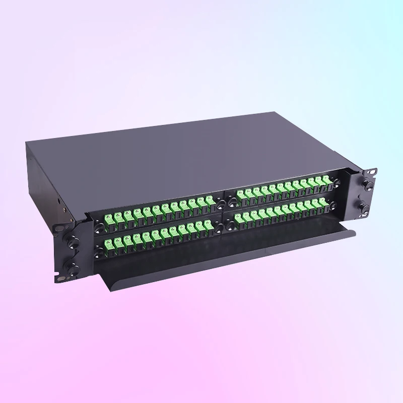Outdoor Fiber Optical Plastic Metal Panel Apc Unit Box Gpon Module 47U Cabinet 6 72 Port Distribution Frame Odf 48 Cores