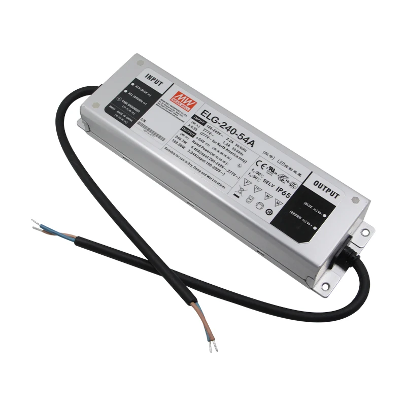 Mean Well ELG-240 Outdoor Power Supply 240W Dimmable Power Supply Waterproof Electronic Led Driver