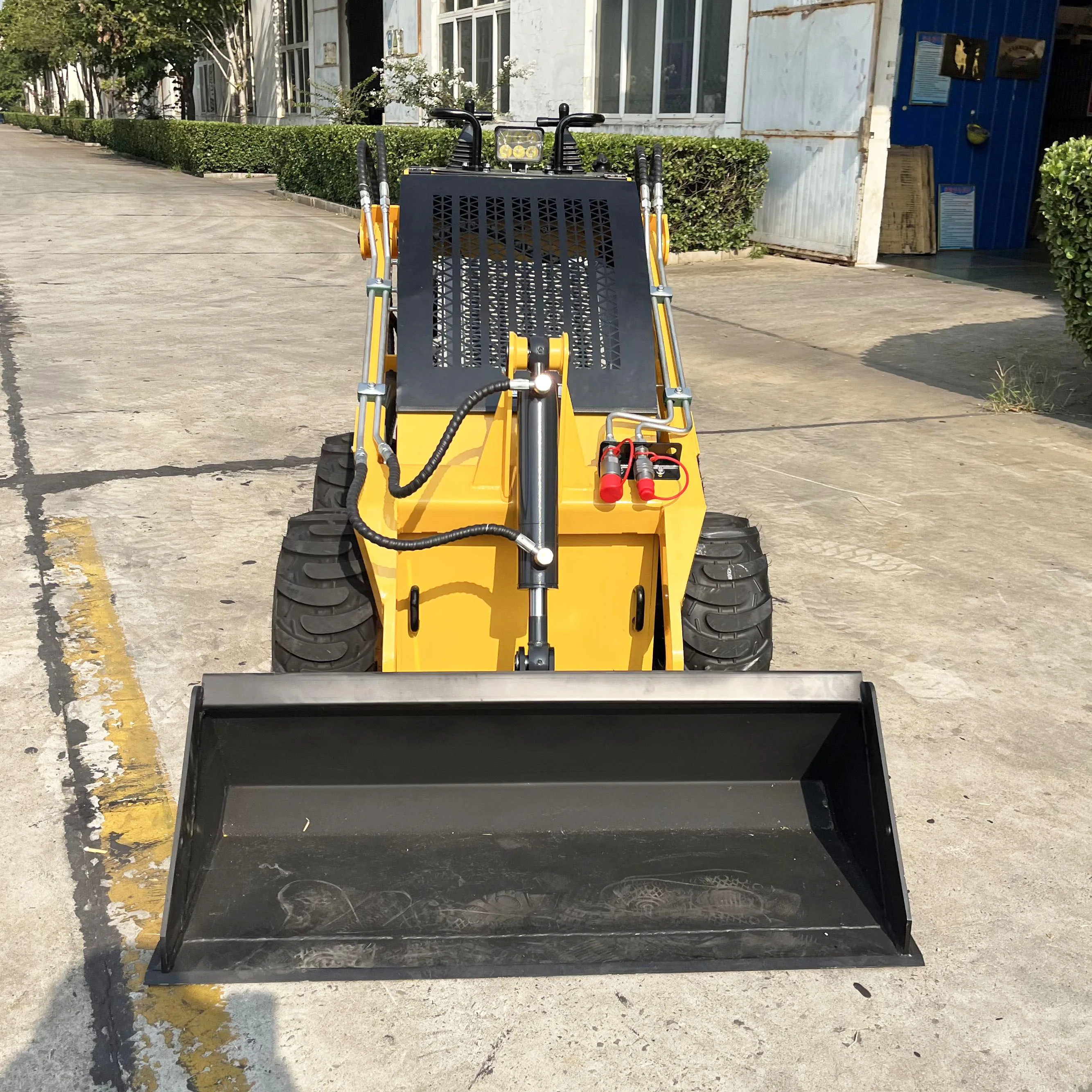 SAAO EURO 5 EPA China Wheel Tracked Mini Skid Steer Loader with Track