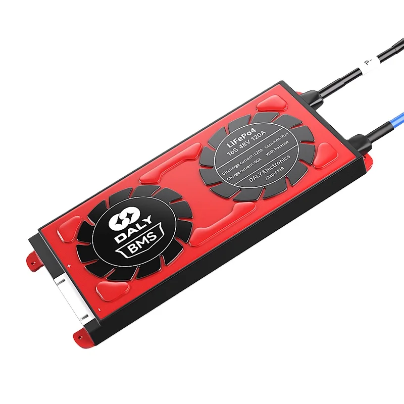 Daly bms lifepo4 battery bms 48v 16s 20a for lithium battery with high voltage 16s 48v 20ah bms