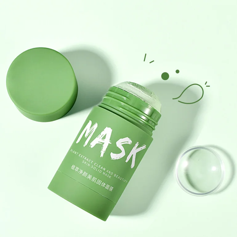 Cleansing Face OEM Remove acne Green Tea Clay Mask Facial Mask Stick Facial Mask