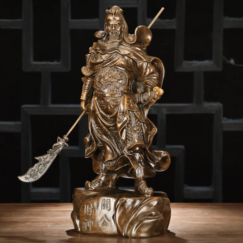 2023 Guan Yu Feng Shui 66cm Buddha Statue Kwan Kung Of Wealth Ornaments Gifts For The God Of Wealth Ornaments For Guangong God