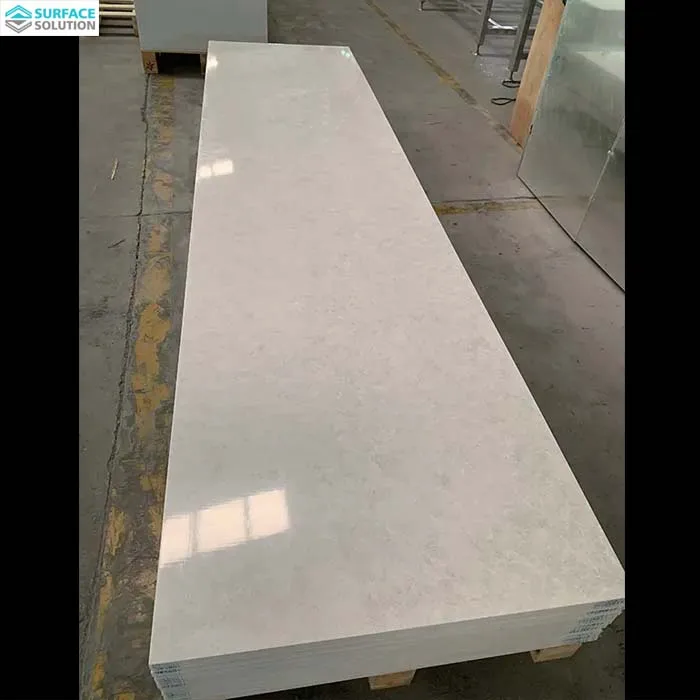 Home Decorative 12mm Big Slab Artificial Stone Acrylic Solid Surface Sheet Benchtop Vanity Top Kitchen Countertop