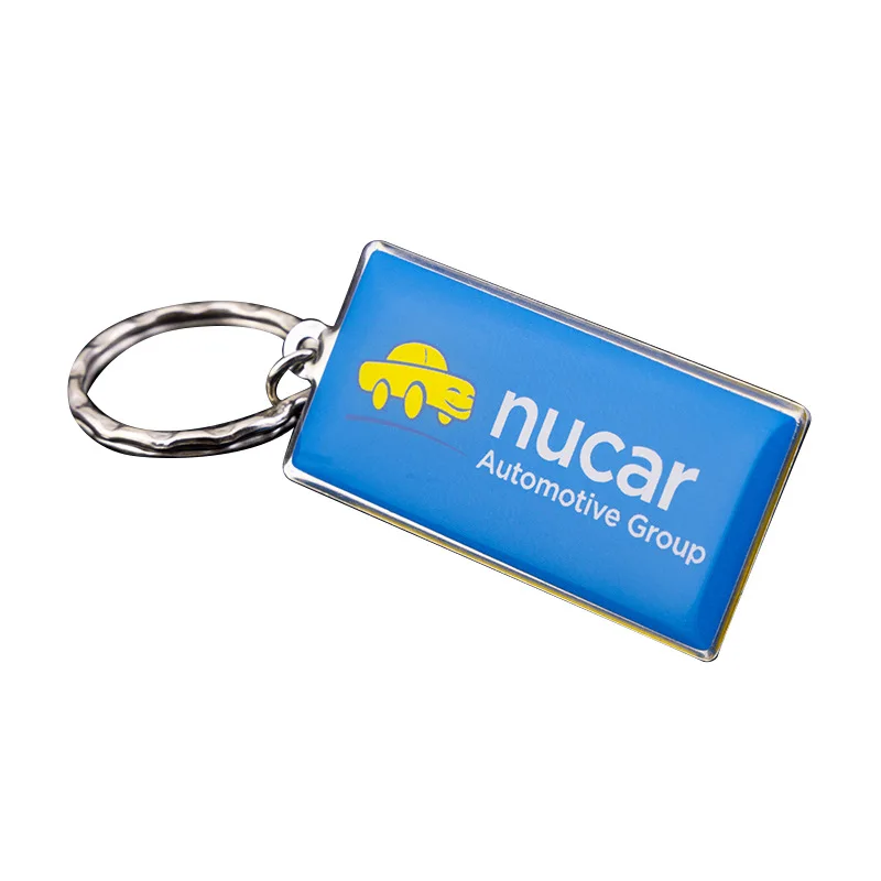 Make Your Own Logo Metal 3D KeyChain Parts Wholesale Metal Souvenir Custom Keychain  promotion gift