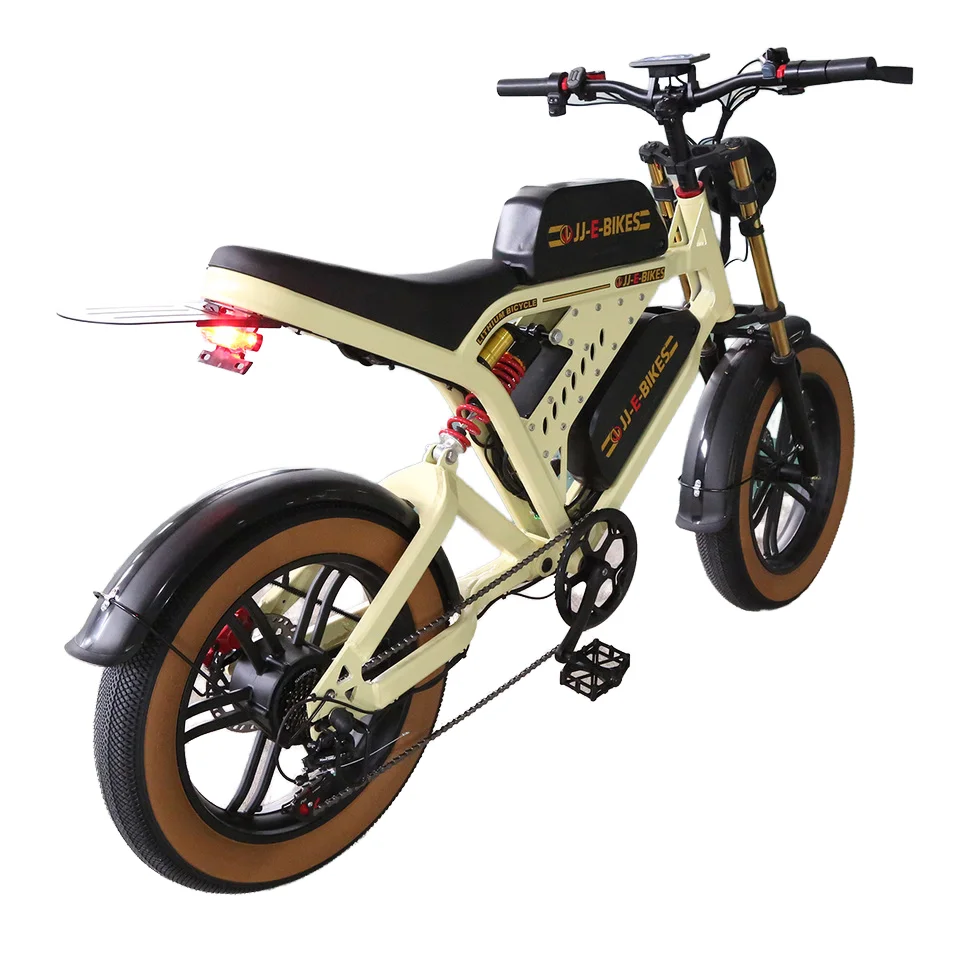 Dual Battery Electric Bicycle 48v Lithium Off-Road Cargo City Riding Aluminum Alloy Frame 7 Speed Rear Hub Motor
