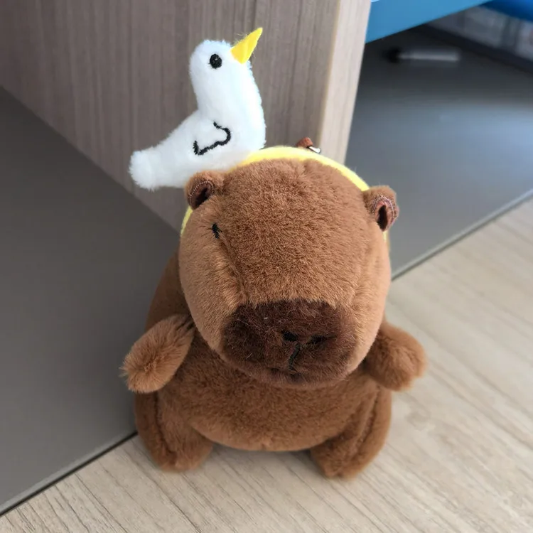 Лидер продаж милые плюшевые брелоки с полностью капибарой игрушка каваи плюшевая мягкая капибара игрушки машинка для захвата кукол