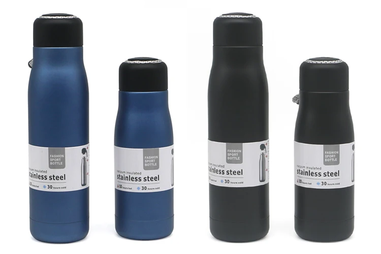 
Best sale 20 OZ thermos vacuum flasks with rope handle / double wall vacuum stainless steel water bottle 