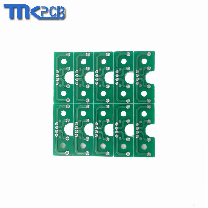 
Matte green FR4 1layer hal Printed circuit board GPS tracker pcb buried blind vias pcb circuit protection module PCB 