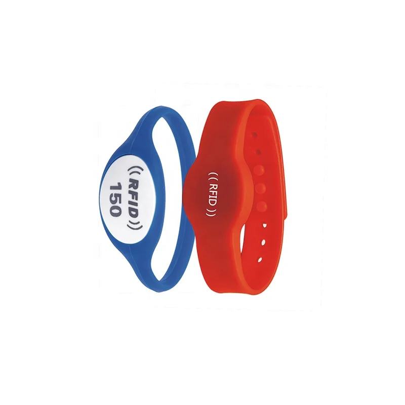 MIFARE классический EV1 1K HF контроль доступа браслет для взрослых RFID силиконовый браслет