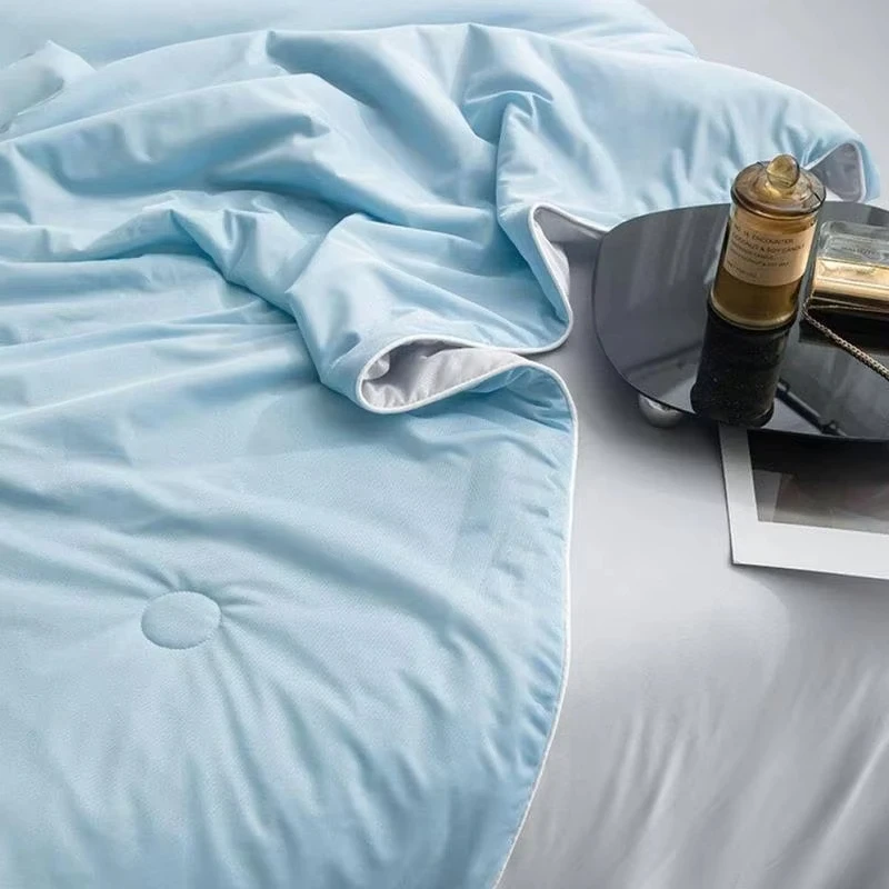 Cooling Blankets Smooth Air Condition Comforter Lightweight Summer Quilt with Double Side Cold & Cooling Fabric - AliExpress 156