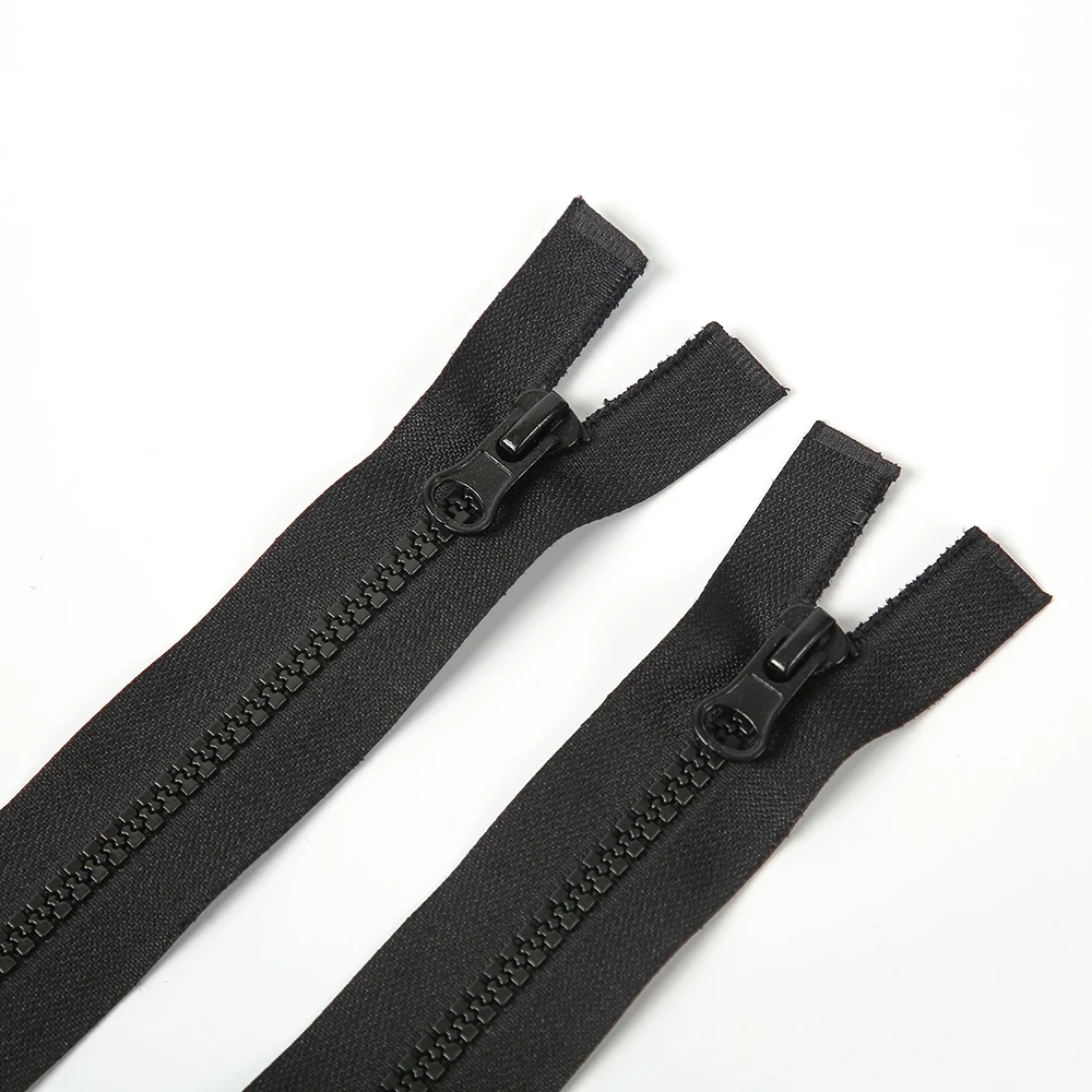 customized high quality 5# black resin zipper fashion design waterproof zip