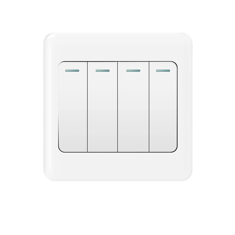 Uk Wall Switches And Sockets Usb Port 1/2/3/4 Gang Electric Dimmer Electrical Power Switch For Homes