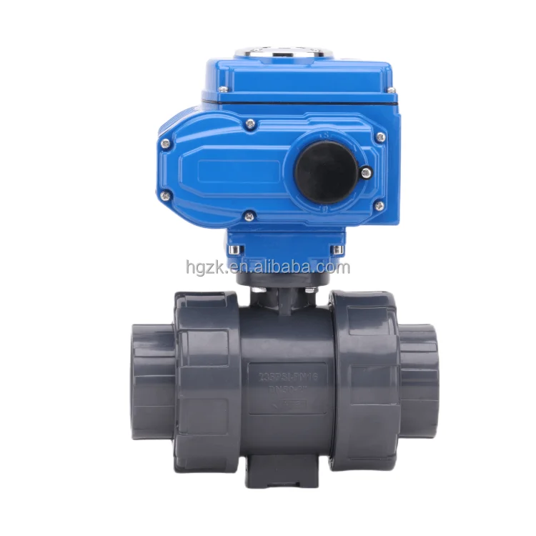 Electric plastic ball valve corrosion - resistant acid - alkali explosion - proof regulation UPVC valve