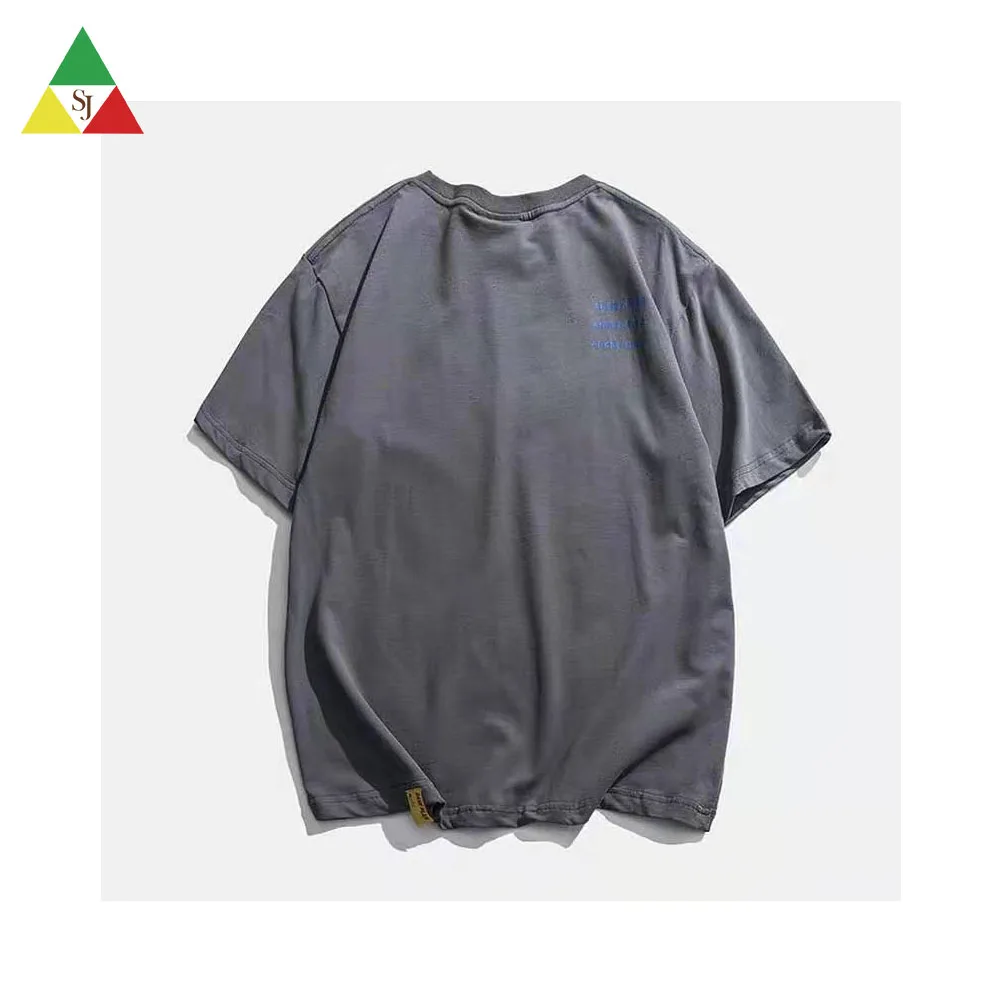 
Custom 100 cotton oversize t shirt men 