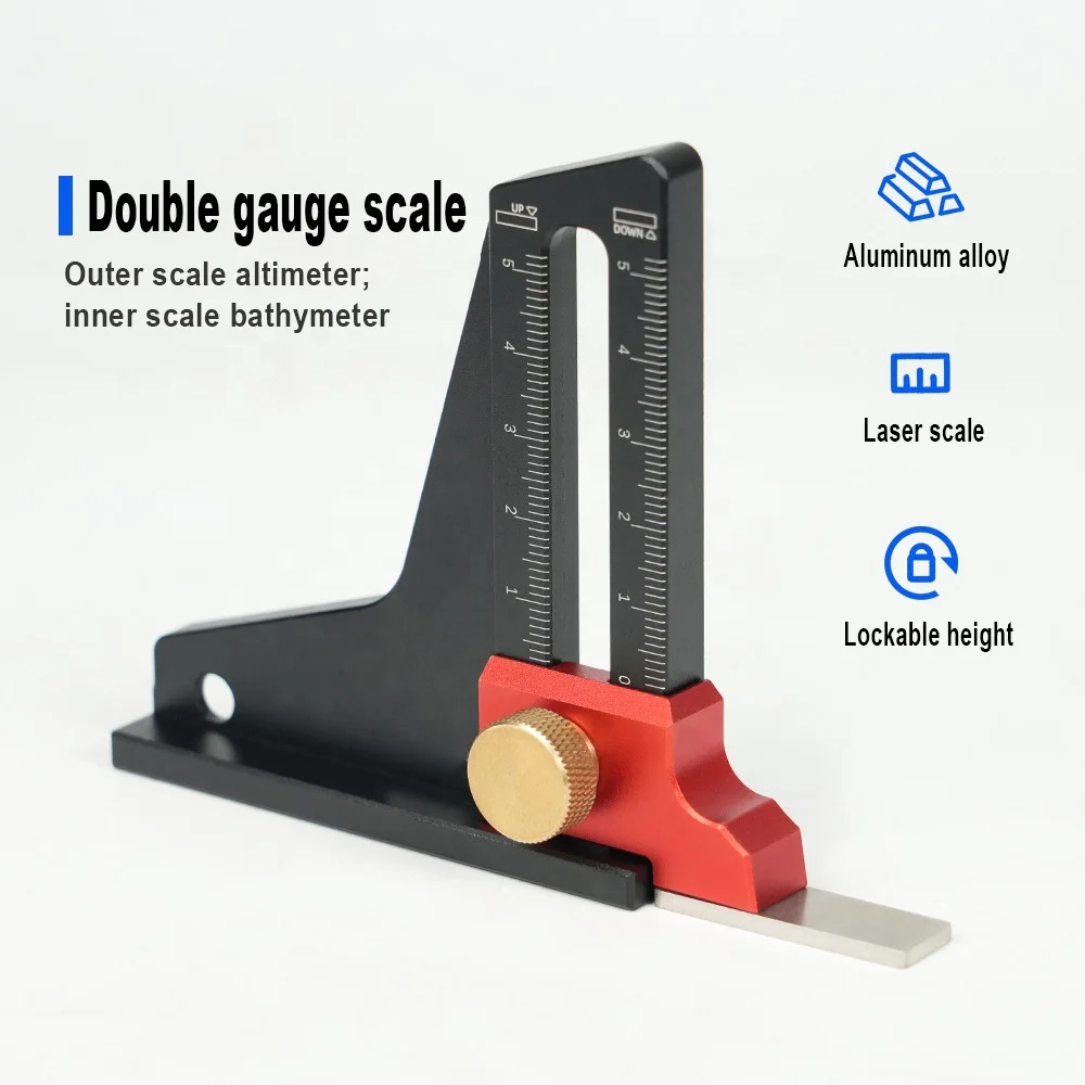 Mini Portable Height Gauge woodworking Height Depth Measuring