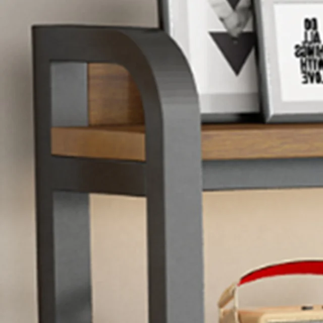 Cheap computer desk study table for adult with bookshelf
