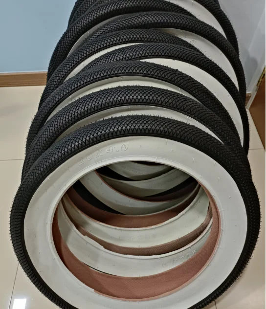 20x3 0 20x4 26x4 белая стена черного цвета Толстая велосипедная шина для электрического велосипеда E Bike