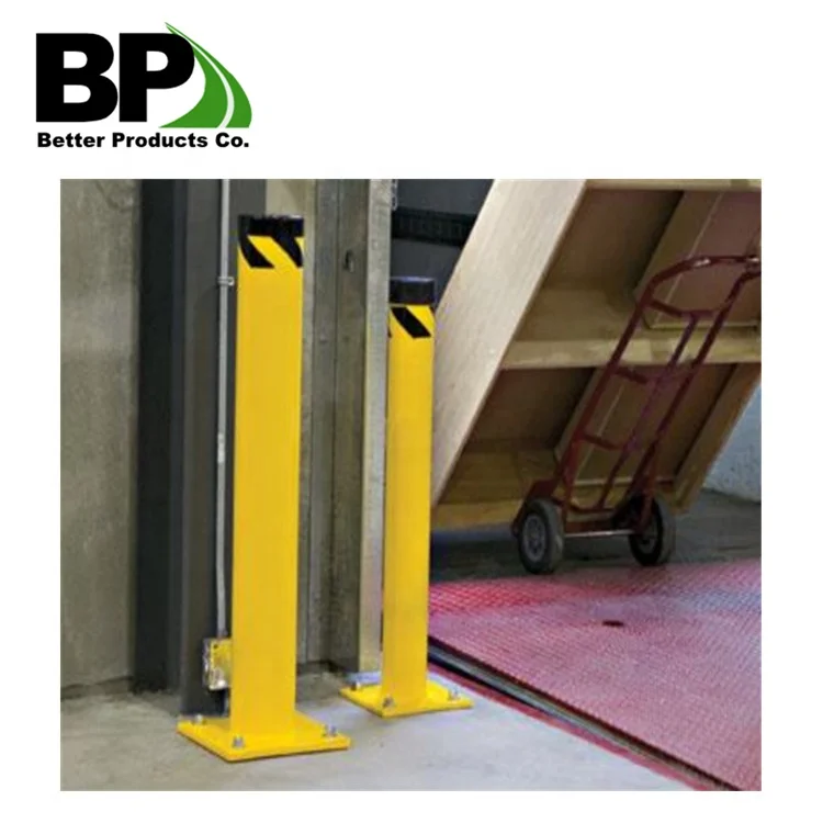 9' Square 7 Gauge Steel Base Plate Spring Base Sign Post System with Galvanized or Powder Coated