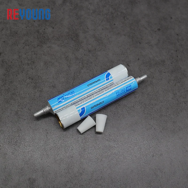 Factory Price OEM Aluminum Adhesive Glue Tube Custom Empty Cosmetic Soft Squeeze Tube