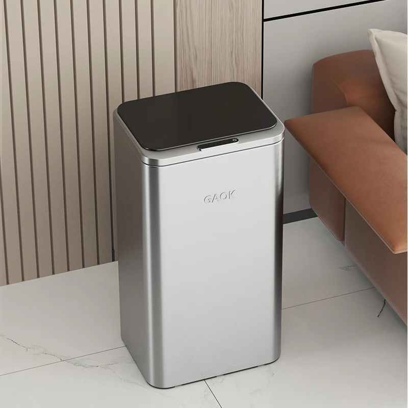 steel bins  with CE certificate mobile trash bin 15L/20L sensor bin automatic trash can