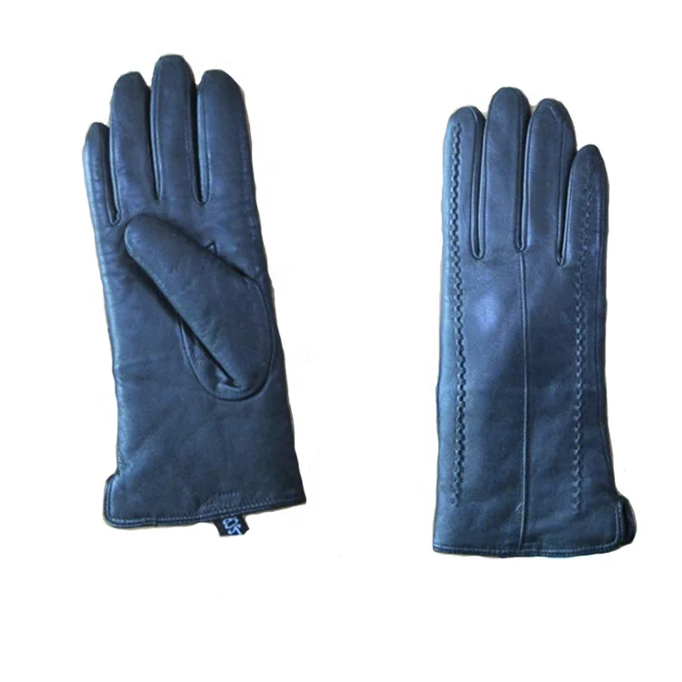 Fall & Winter Very Thick to Keep Warm Real Sheepskin Shearling lining Leather Gloves & Mitten for Women