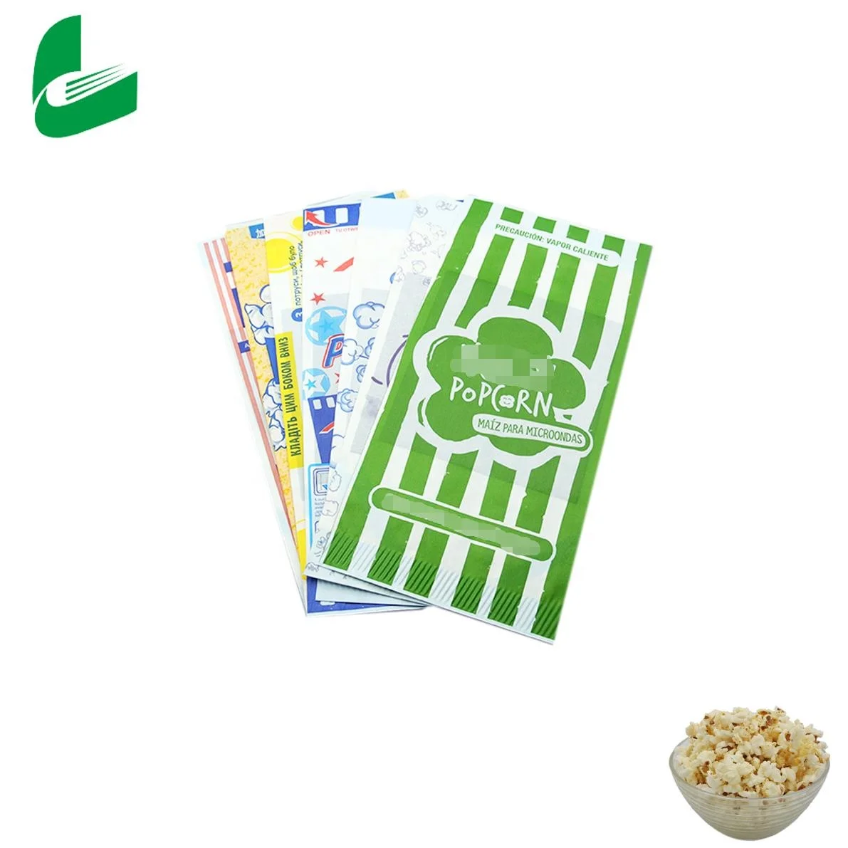 Huafeng custom flexo printing  wholesale quality snack bags  with your own Logo for make delicious popcorn