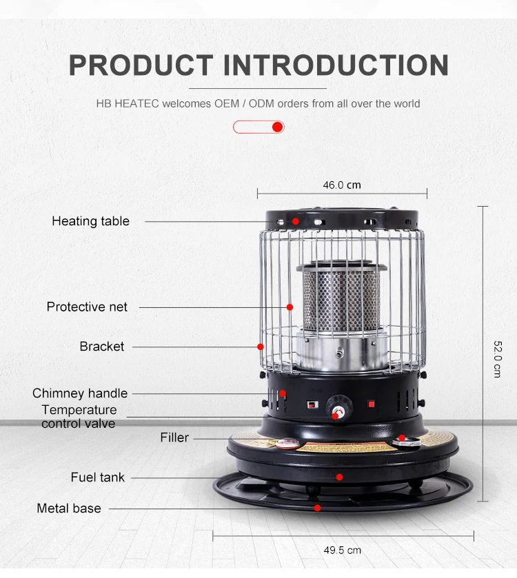 Hot Selling Kerosene Stove Heater With Bag Lightweight Portable Stainless Steel Oil Glass Burner For Indoor Camping