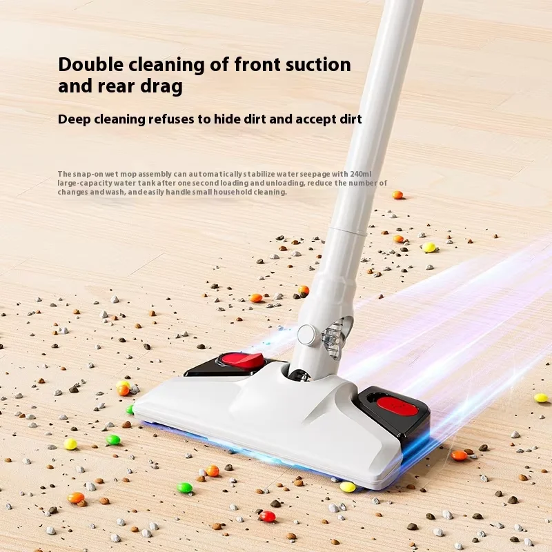 RoHS Certified Powerful Handheld Vacuum Cleaner with Wet Dry Function Upright Installation Vacuum Cleaner