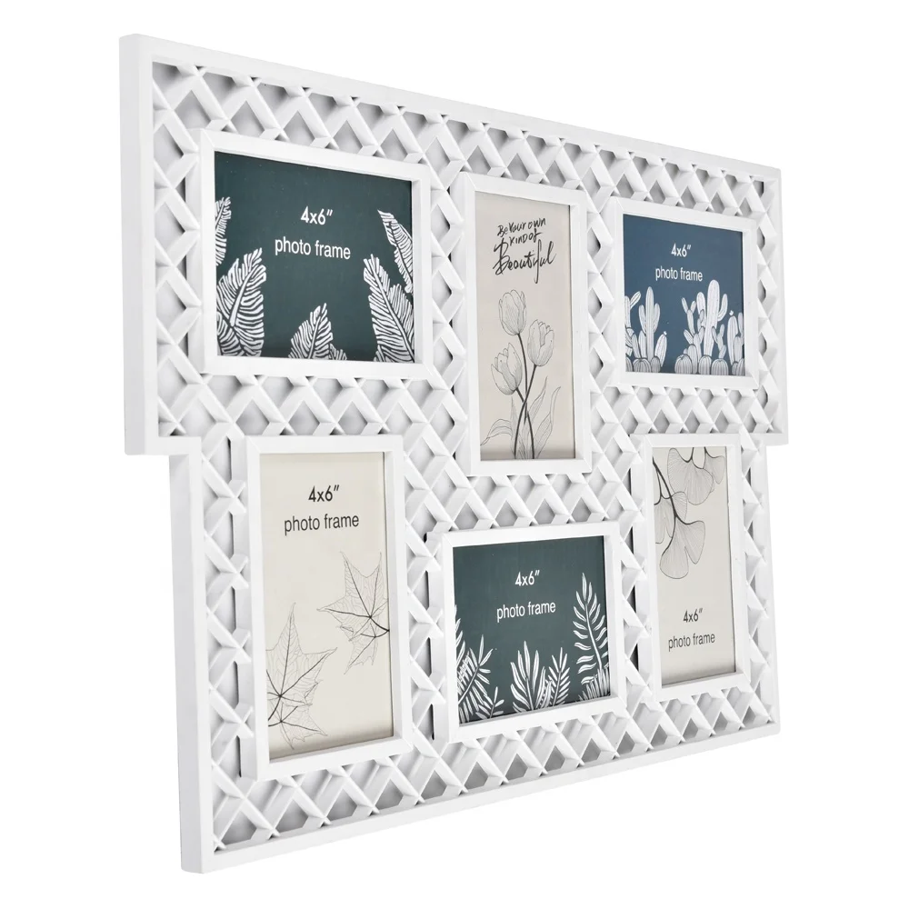 New Product Design Silver Color Home Decoration Wall Collage Photo Frame