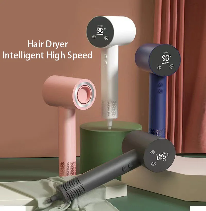 Digital High-Speed Brushless Motor Hair Dryer Constant Temperature Specific for Household and Salon Use High-Power Hair Dryer