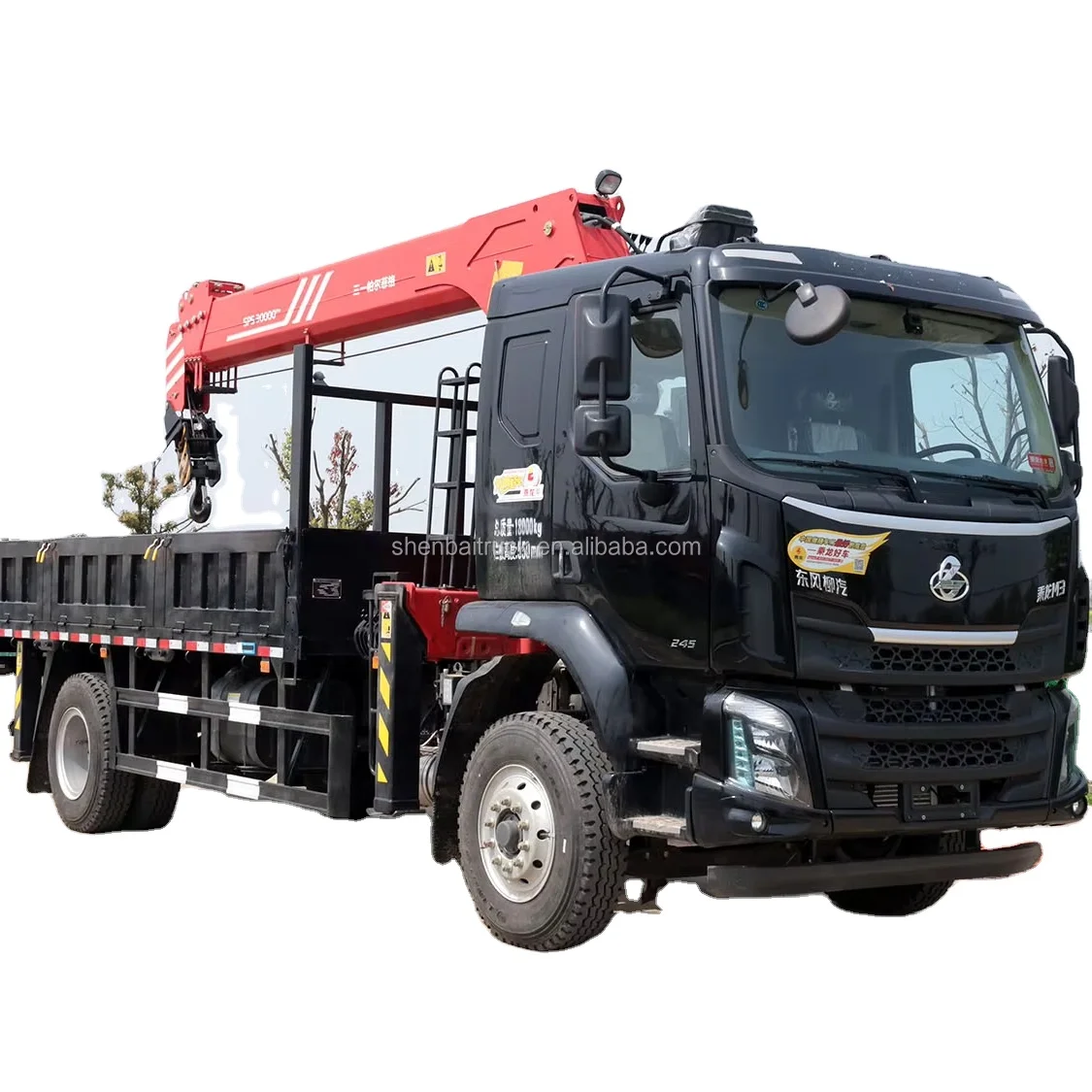Updated Version DONGFENG 4x2 Lorry Truck Installed SANY Palfinger Telescopic Boom Crane 10 ton 12 ton 14 ton For Sale