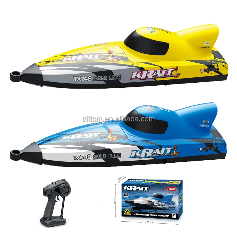 TX749 Turbojet Racing Rc Boat Ship 2.4G 25KM/H Brushless High Speed Racing Yacht Ship Model