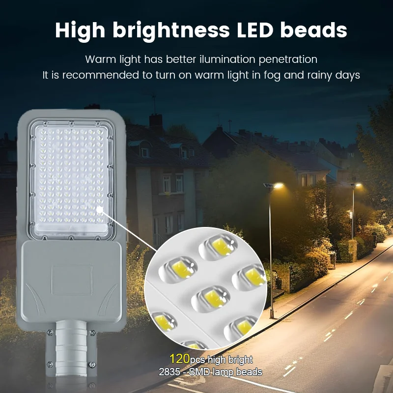 IP65 Waterproof 100W-600W Smart Control Aluminum Split Street Light Lamp Outdoor LED Solar Road Use Smart Solar Street Light