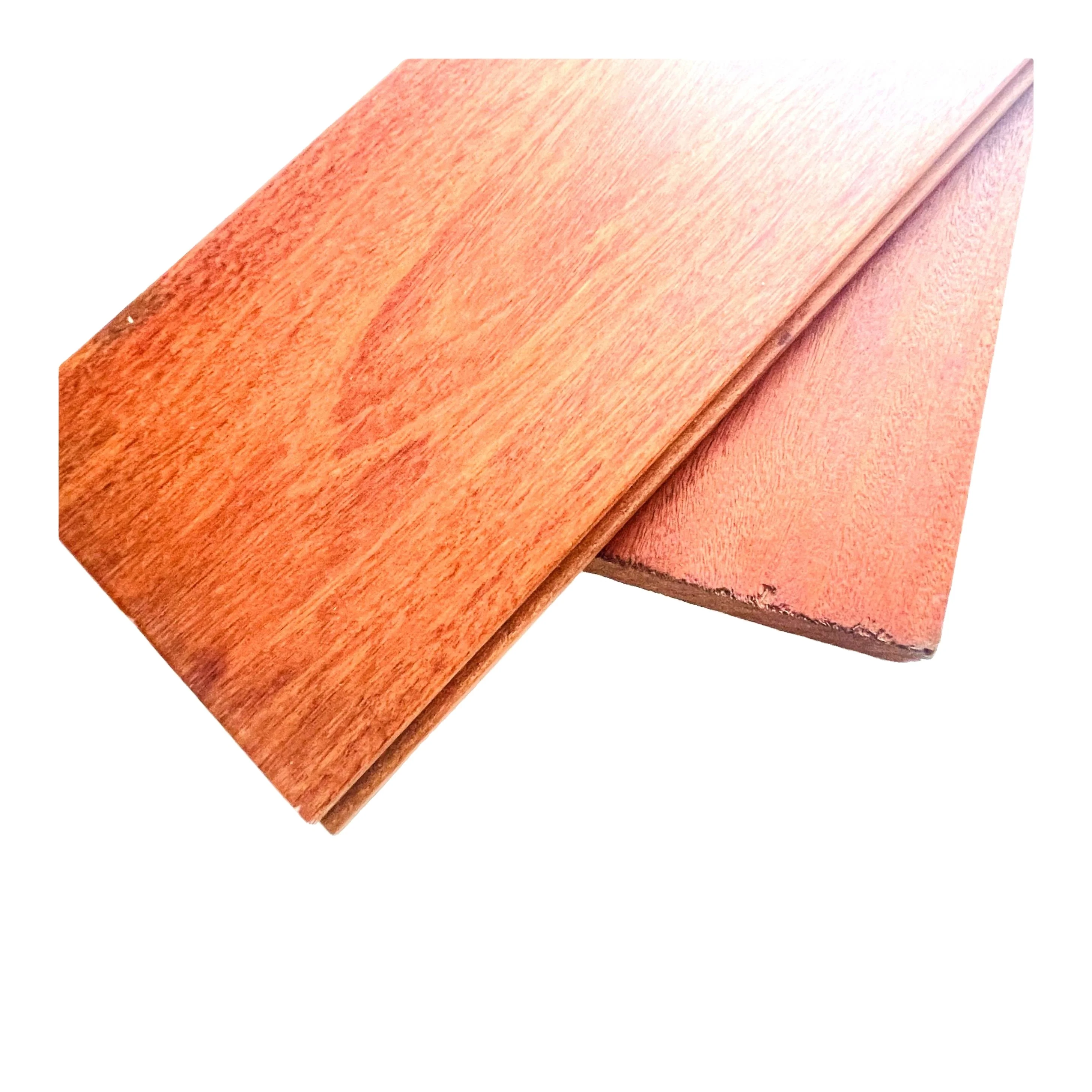 Nature hard wood Santos mahogany timber floor board for interior