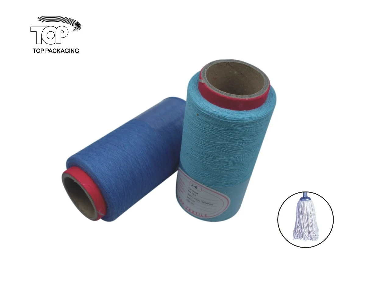 
blended yarn for mop rope cotton mop yarn colorful yarn 