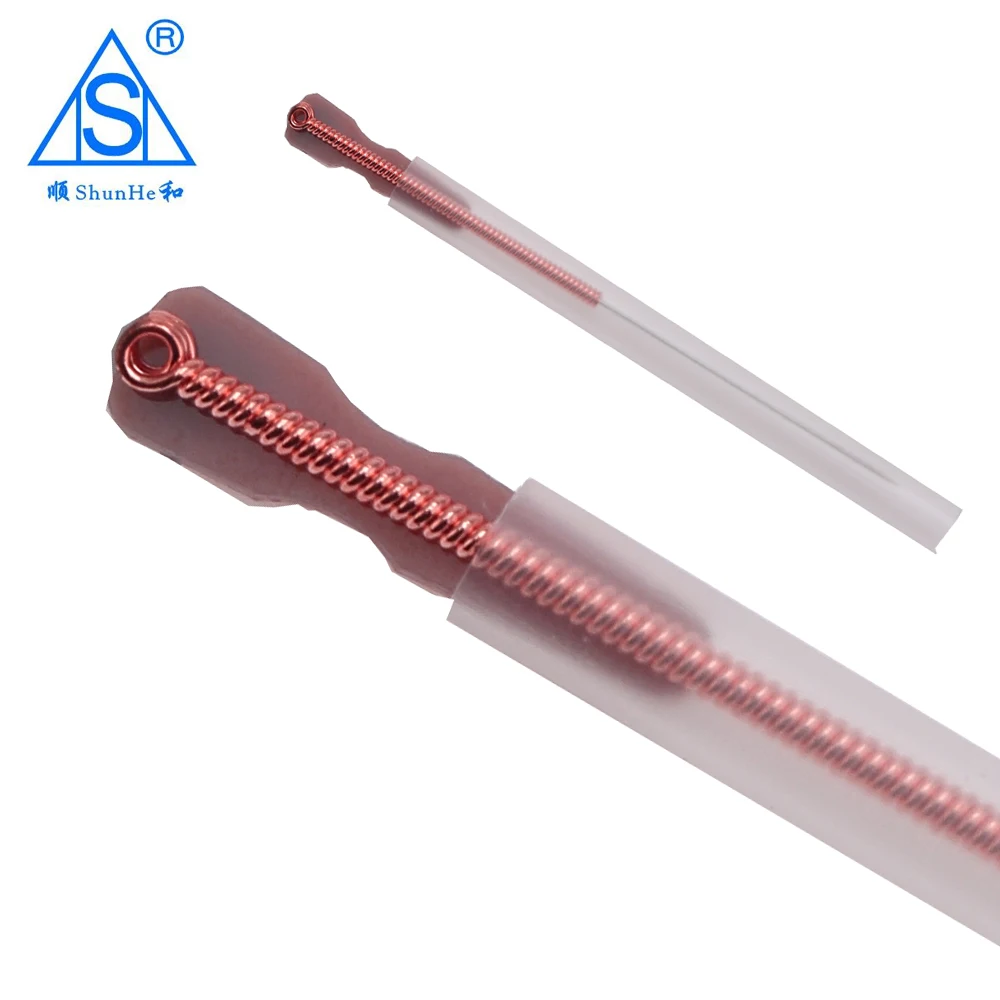 high quality copper sterile handle acupuncture needles with tube
