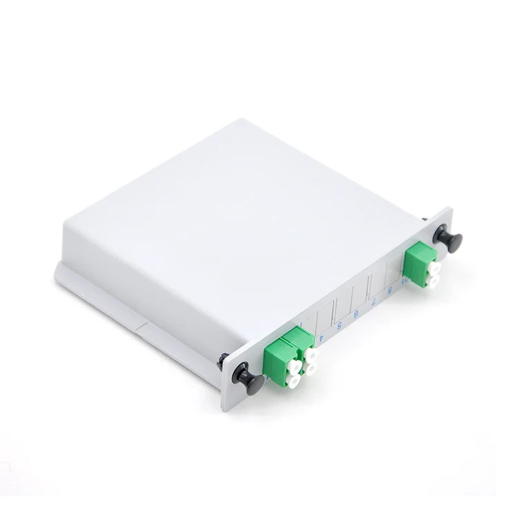 Factory Directly PLC Splitter Device LC/APC 2x4 Insertion /LGX /Cassette type Fiber Optic fiber optic equipment