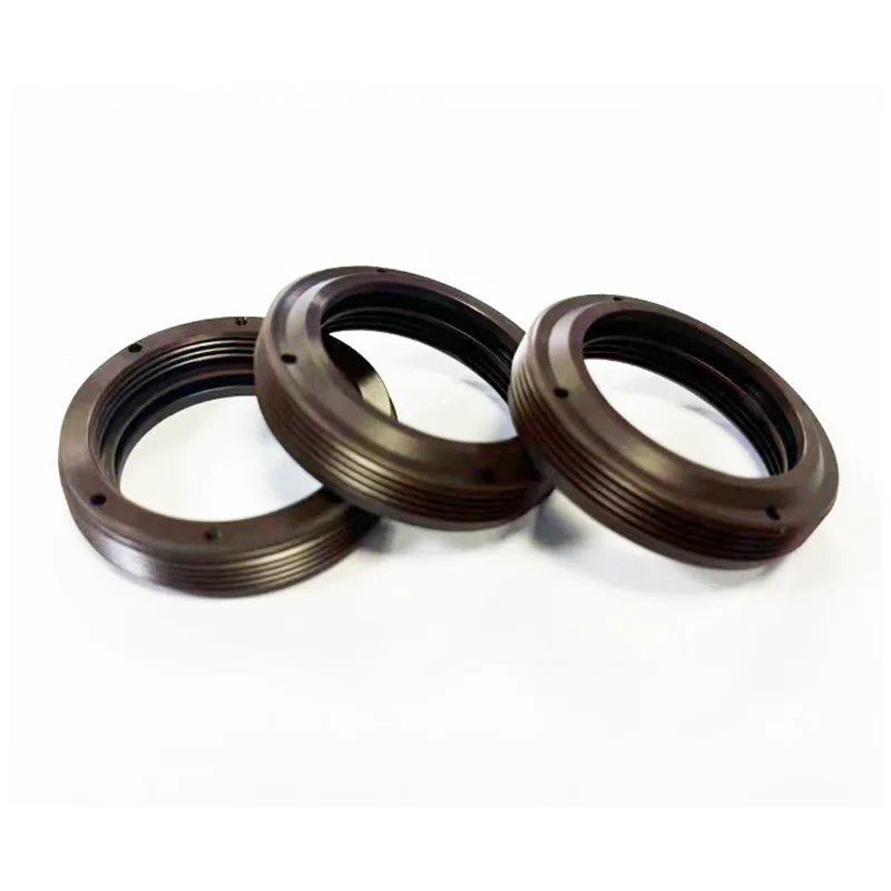 OEM High Quality Vespel PPS PEEK PTFE  Plastic CNC Machining CNC Turning Plastic Ring